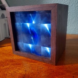 Vintage 70s cube light..